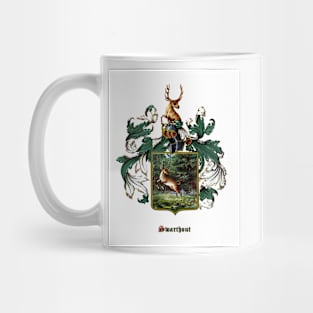 Swarthout Family Coat of Arms and Crest Mug